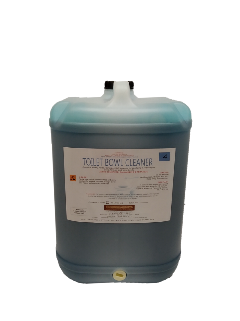 Toilet Bowl Cleaner (25L) Teaco Industrial & Safety Supplies