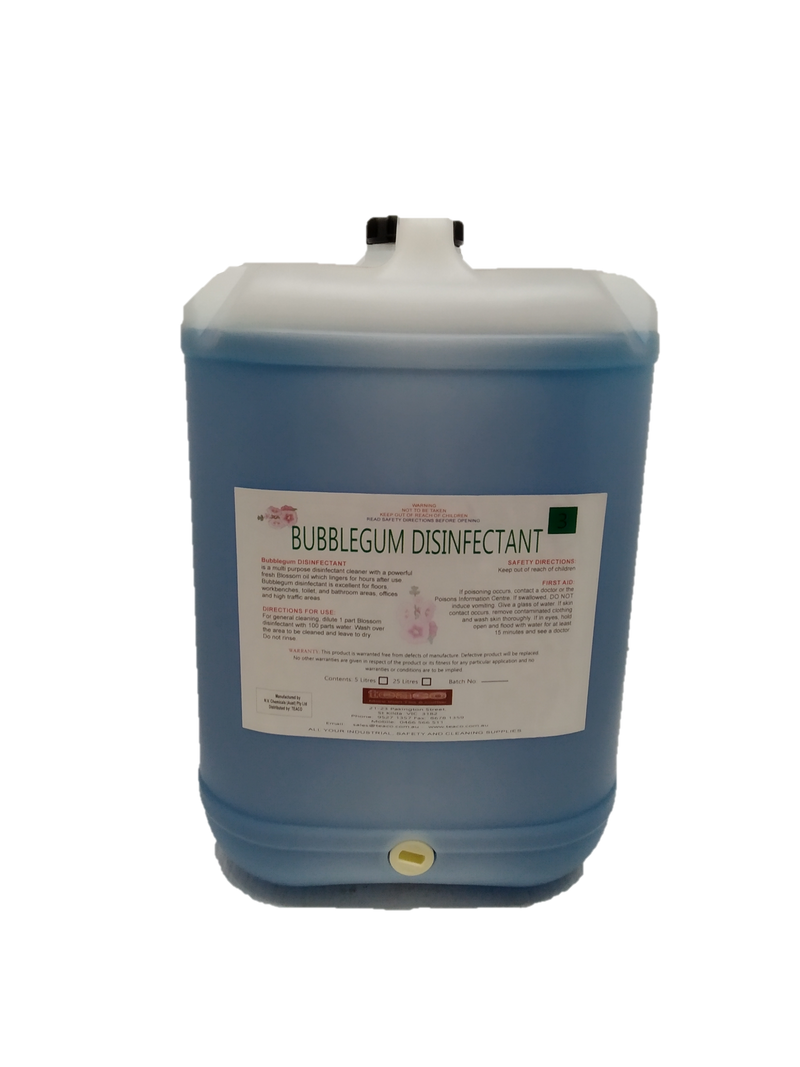 Bubble Gum Scented Multi Purpose Disinfectant (25L) Teaco Industrial