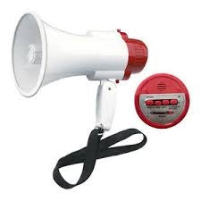 Megaphone Pistol Grip (Red & White)