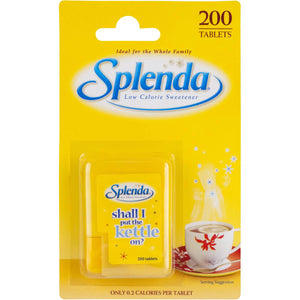 Splenda Low Calorie Sweetener Tablets, Dispenser 0.45kg (200 tablets)