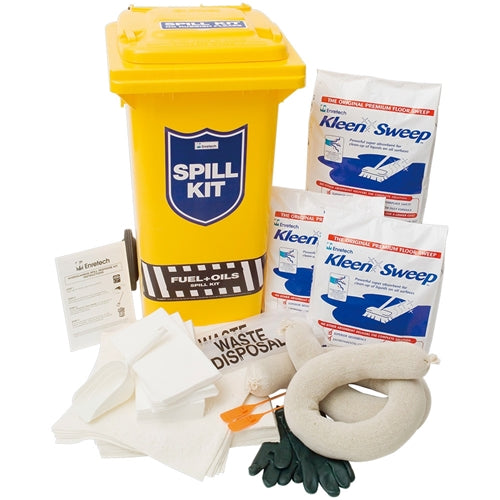 Spill Kit: Oil & Fuel (120L)