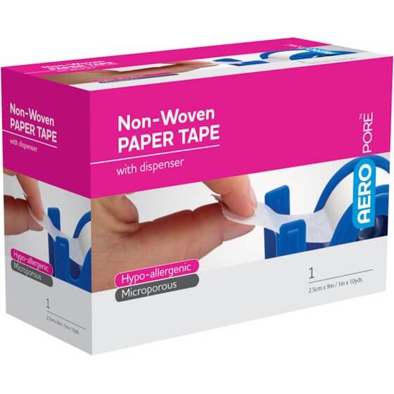 AeroPore Non-Woven Paper Tape x1 2.5cm x 5m