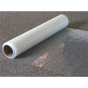 Polystick Carpet Protection - 90 micron Clear (1m x 100m)