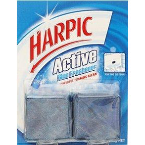 Harpic Active Blue Freshener Powerful Foaming Clean 76g (2 Per Pack)