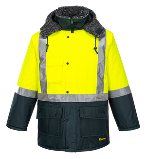 Huski Freezer Jacket Yellow/Forest Green