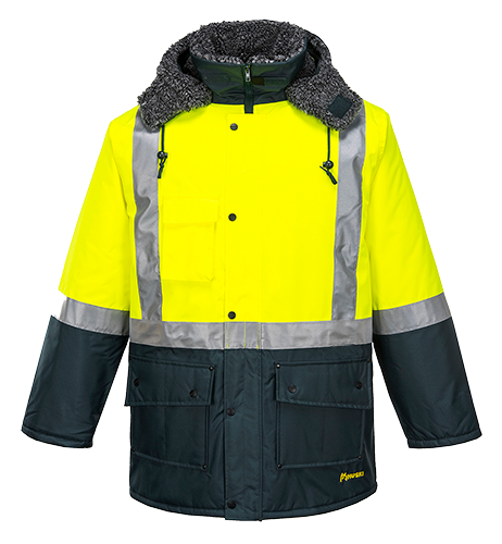 Huski Freezer Jacket Yellow/Forest Green