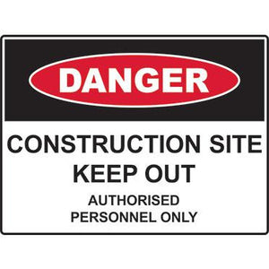 Danger sign: Construction site (300x225/450x300/600x450)