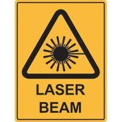 Laser Beam Sign (600x450mm)