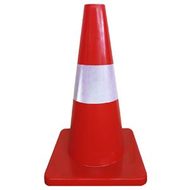 Safety Cones - Red reflective with Red base