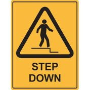 Step Down Sign (600x450mm)