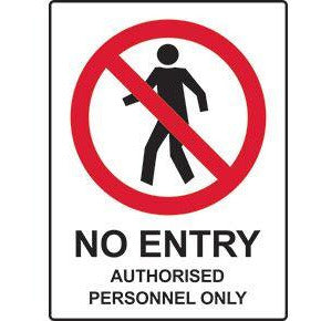 No Entry Sign (600x450 mm)