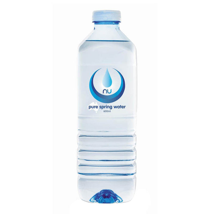 Nu Pure Spring Water 600ml (24pcs per case/14.4kg per case)
