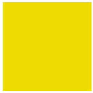 Yellow Blank Sign 600 X 600mm