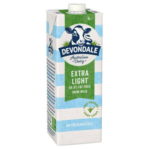 Devondale Skim Milk 99.8% Fat Free No Preservatives 1 Litre