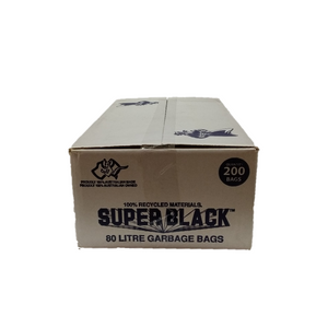 Super Black Garbage Bag 80 Litres